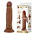 PRÓTESE REALISTICO DILDO COM DUPLA CAMADA 21,4x4,4cm KEON 2 - Imagem 1