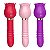 VIBRADOR DE PONTO G E CLITORIANO ROSA COM PULSAÇÃO E VAI E VEM - Imagem 1