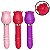 VIBRADOR DE PONTO G E CLITORIANO ROSA COM PULSAÇÃO E VAI E VEM - Imagem 2
