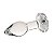 PLUG ANAL DE VIDRO COM PEDRA ROSA 8,7x3,4cm - Imagem 3