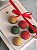 Caixa borda moldura modelo natal com tampa em acetato para  6 doces - 10 unidades - Imagem 1