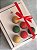 Caixa borda moldura modelo natal com tampa em acetato para  6 doces - 10 unidades - Imagem 4