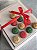 Caixa borda moldura modelo natal com tampa em acetato para 10 doces - 10 unidades - Imagem 3