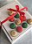 Caixa borda moldura modelo natal com tampa em acetato para 10 doces - 10 unidades - Imagem 2