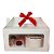 Caixa com visor em acetato e alça para 6 doces / bento cake - 10 unidades - Imagem 1