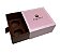Caixa luva para 4 doces  CROMUS rosa 9x9x4,5 PT C/10 UN - Imagem 2