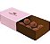Caixa Luva com puxador para 6 doces Rosa 13x9x4,5cm - 10 unidades - Imagem 1