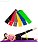 Kit Elástico com 5 ESTAGIOS Para  Exercícios Treino Crossfit Musculação Funcional+ 1 Faixa P Exercicios YOGA - Imagem 4
