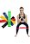 Kit Elástico com 5 ESTAGIOS Para  Exercícios Treino Crossfit Musculação Funcional+ 1 Faixa P Exercicios YOGA - Imagem 5
