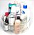Bandeja Giratório Multiuso  Porta Tempero Cosmético Cor Transparente - Imagem 1