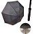 Guarda Chuva" Sol Preto 70cm 8Varetas Reforçada Reto Manual com Botão Abre Fácil - Imagem 1