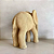 Escultura Elefante Bege Cerâmica texturizado Para Decoração Casa - Imagem 2