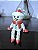 Kit com 5 Bonecos de Neve Articulado 5 cm - Imagem 2