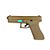 Pistola de Airsoft Glock G17 WE G5 Blowback - Tan - Imagem 1