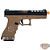 Pistola de Airsoft Armorer Works Gbb G Series HEX AW-VX0211 BK/TN - Imagem 3