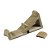 Front grip Angular p/ Trilho - TAN - Imagem 1