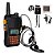 Radio Ht Walk Talk Dual Band Uhf Vhf Fm Baofeng Uv-6r 7w Cor Preto - Imagem 9