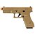 Pistola de Airsoft Green Gas Rossi V17 TAN GBB 6 mm + Capa + Alvo - Imagem 4