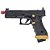 Pistola Airsoft Green Gás Rossi Striker Gold Blowback 6mm - Imagem 1