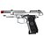 Pistola Airsoft Green Gás Rossi M92 Silver Blowback 6mm - Imagem 4