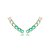 Ear Cuff Alice Turmalina Dourado - Imagem 1