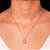 Colar Gota Cristal Fusion Ametista Dourado - Imagem 3