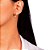 Argola Lucy M Dourada - Imagem 2