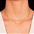 Choker Ivete Cordão Baiano Dourada - Imagem 2