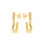 Ear Hook June Orgânico M Dourado - Imagem 1