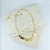 Choker Medalhas e Cristais Dourada - Imagem 1