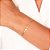 Pulseira Mini Estrelas Dourada - Imagem 2