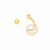 Ear Jacket Pérola Dourado - Imagem 1