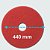 Disco Limpeza Leve 3M Tinindo Vermelho 5 unid - Imagem 3