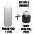 Frasco Plástico PEAD Estriado 1L com Tampa Push-Pull 6 uni - Imagem 2