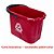 Balde Oval 12 Litros Profissional para Mop - Diversas Cores - Imagem 2