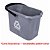 Balde Oval 12 Litros Profissional para Mop - Diversas Cores - Imagem 5