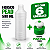 Frasco Plástico PEAD Estriado 500ml com Tampa Push-Pull Kit 6 Unidades - Imagem 3