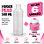 Frasco Plástico PEAD Estriado 500ml com Tampa Push-Pull Kit 6 Unidades - Imagem 5