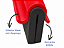 Kit Rodo Dry Borracha Dupla 45cm Vermelho + Suporte LT + 4 Fibras - Imagem 4