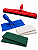Kit Rodo Dry Borracha Dupla 45cm Vermelho + Suporte LT + 4 Fibras - Imagem 1