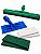 Kit Rodo Dry Borracha Dupla 45cm Verde + Suporte LT + 4 Fibras - Imagem 1