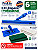Kit Rodo Articulado 45cm Azul + Suporte LT + 4 Fibras - Imagem 2