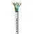 CABO MULTICAMERAS 4P (P/USO CFTV) PRETO 100M MEGATRON 4PX24AWG CCA - Imagem 1