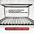 Grelha Parrilla Argentina com Descanso Reforçada Inox Bem Grill - Imagem 7