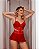CONJUNTO SENSUAL SAINHA RENDADA COM FIO DENTAL EM REGULAGEM 3 PEÇAS - Imagem 4
