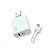 CARREGADOR DE TOMADA TURBO GAN 65W CABO MICRO USB-C/TIPO-C 1MT KD-681CC - Imagem 2
