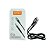CABO DE AUDIO LIGHTNING PARA P2 1 METRO KAIDI KD-15A - Imagem 1