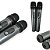 PAR DE MICROFONES SEM FIO A BATERIA REF.:D-MB-66 - Imagem 2