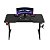 MESA GAMER COM ESTRUTURA DE METAL E TAMPO DE MADEIRA 1,20M DELTA-M1203 - Imagem 3