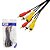CABO DE AUDIO E VIDEO RCA 3MT KNUP KP-RCA01 3M - Imagem 1